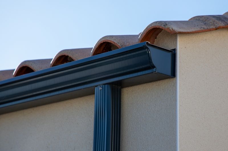 Close-up of Aluminum Gutter Joints